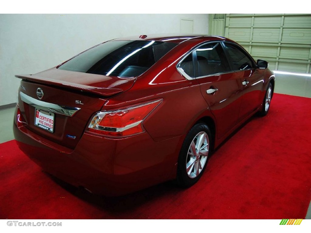 2013 Altima 2.5 SL - Cayenne Red / Charcoal photo #6