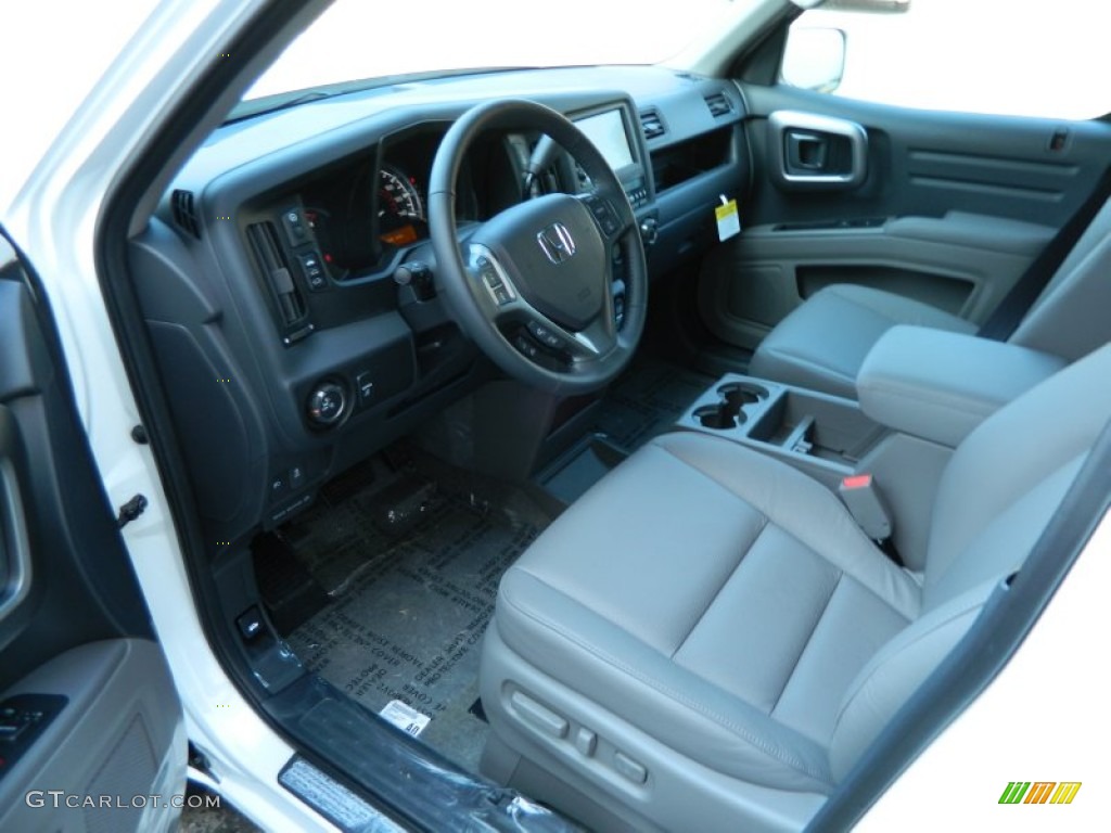 Gray Interior 2013 Honda Ridgeline RTL Photo #77729991