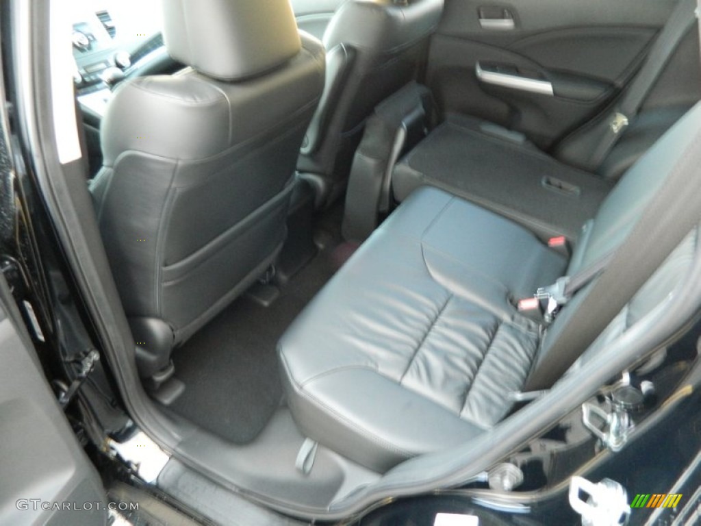 Black Interior 2013 Honda CR-V EX-L Photo #77730451