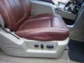 2009 Ford F150 Chaparral Leather/Camel Interior Front Seat Photo