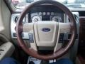 2009 Ford F150 Chaparral Leather/Camel Interior Steering Wheel Photo