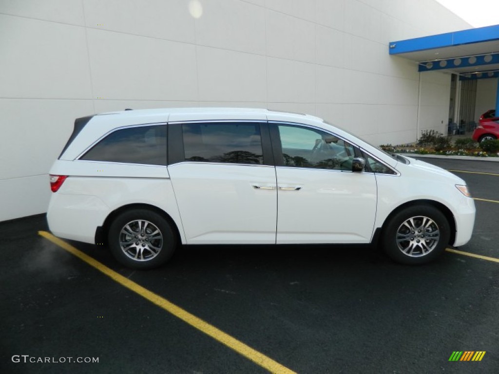 Taffeta White 2013 Honda Odyssey EX-L Exterior Photo #77731890