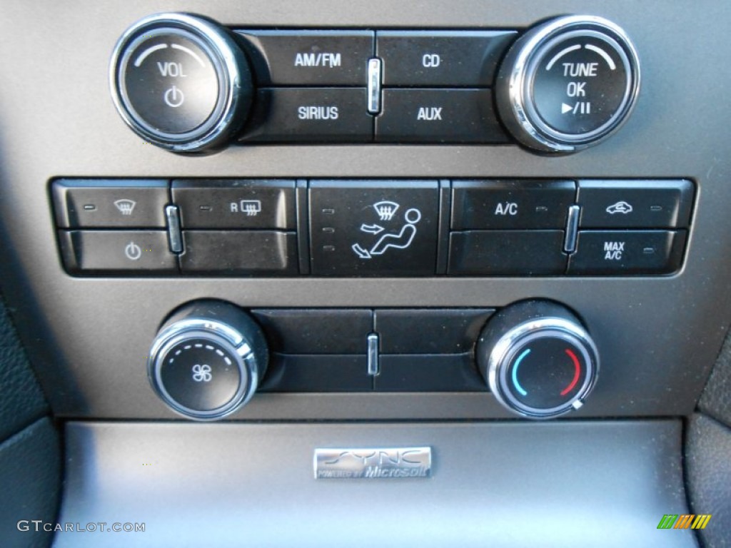2010 Ford Mustang GT Premium Coupe Controls Photo #77732118