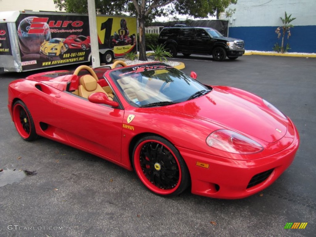 Red 2004 Ferrari 360 Spider F1 Exterior Photo #77732997