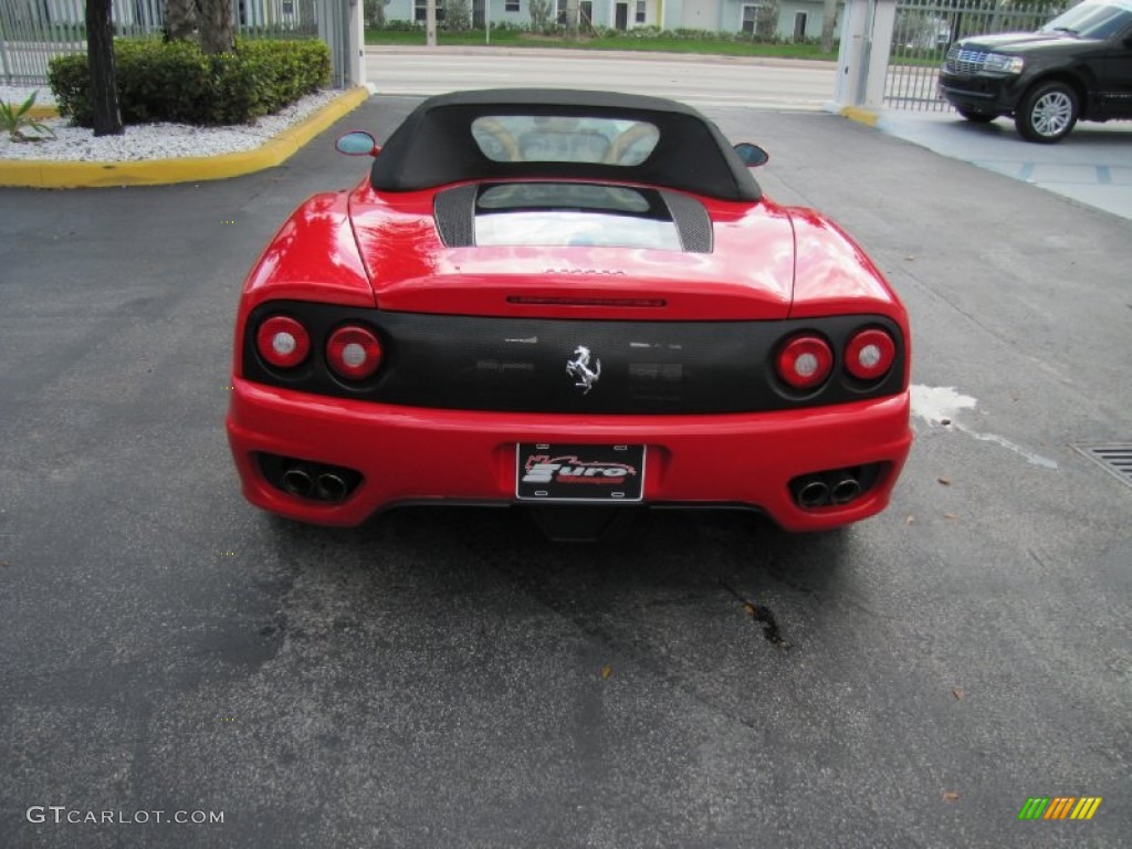 2004 360 Spider F1 - Red / Tan photo #6