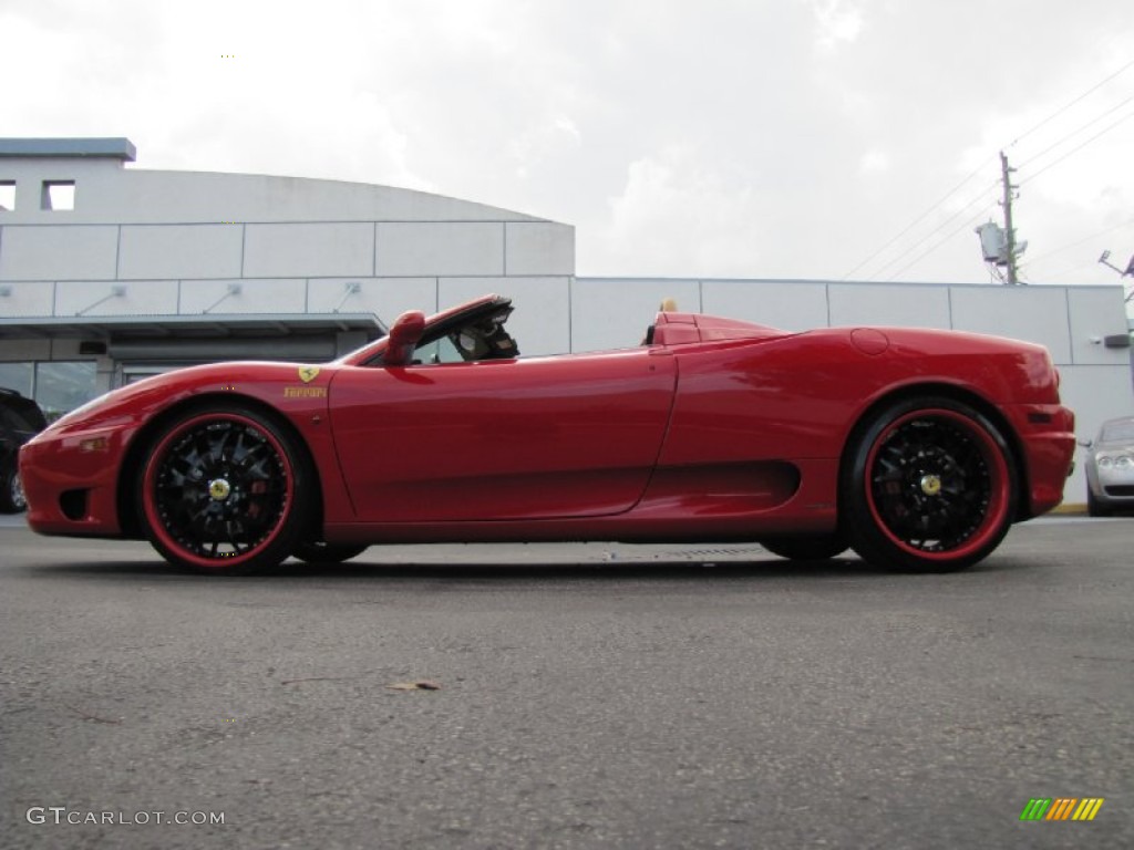 2004 360 Spider F1 - Red / Tan photo #14