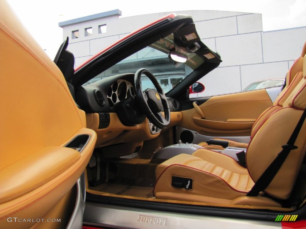 Tan Interior 2004 Ferrari 360 Spider F1 Photo #77733240