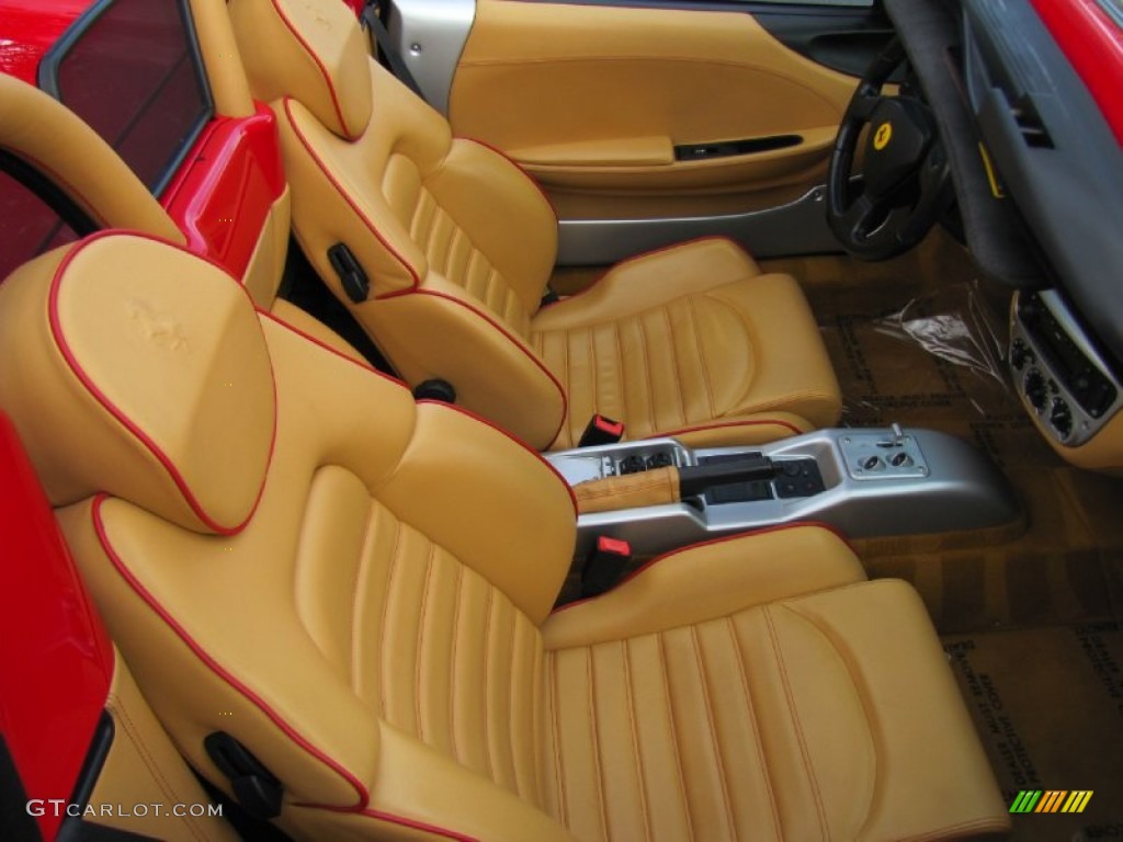 Tan Interior 2004 Ferrari 360 Spider F1 Photo #77733342