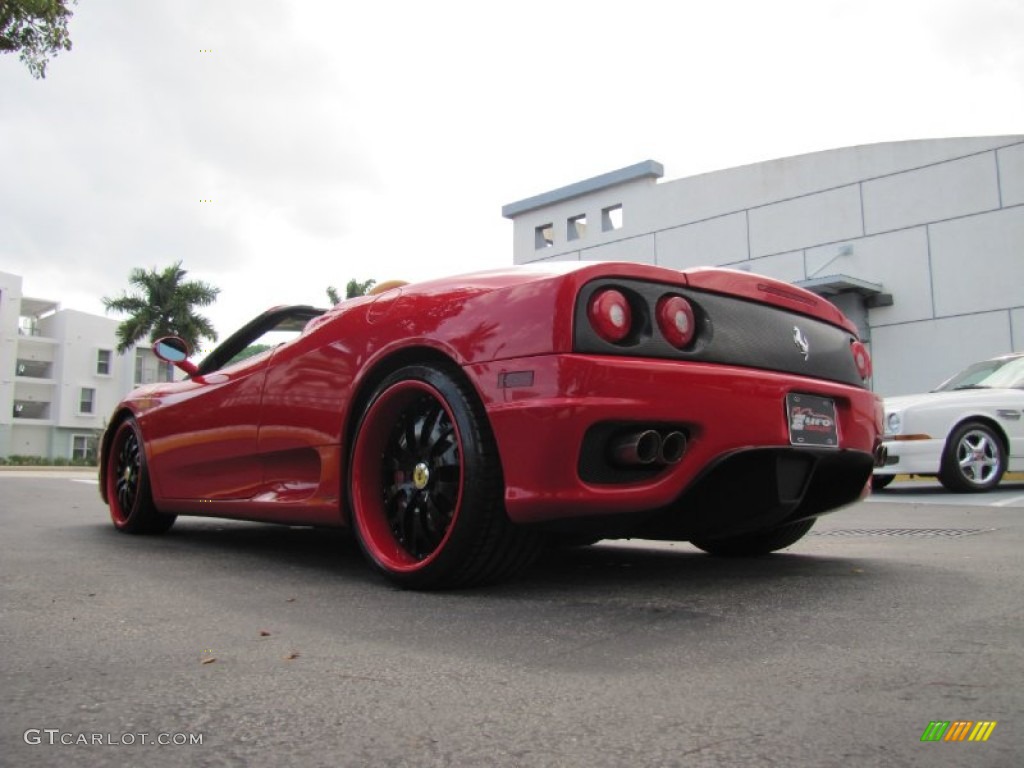 2004 360 Spider F1 - Red / Tan photo #24