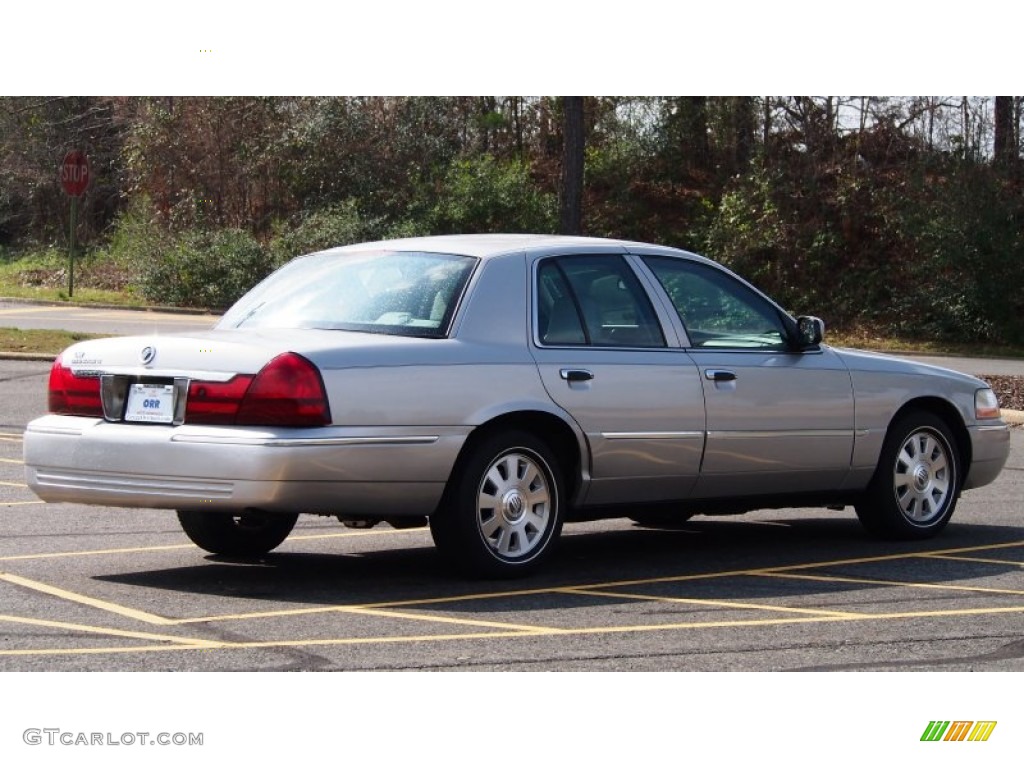 2004 Grand Marquis LS - Silver Birch Metallic / Light Flint photo #6