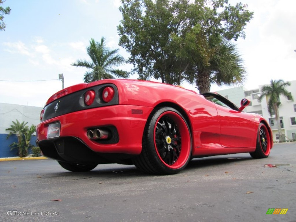 2004 360 Spider F1 - Red / Tan photo #30