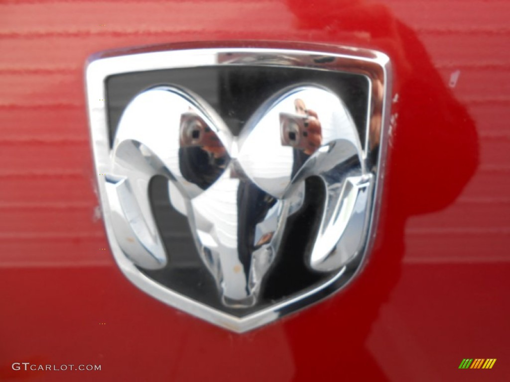 2007 Ram 1500 SLT Quad Cab - Inferno Red Crystal Pearl / Medium Slate Gray photo #25