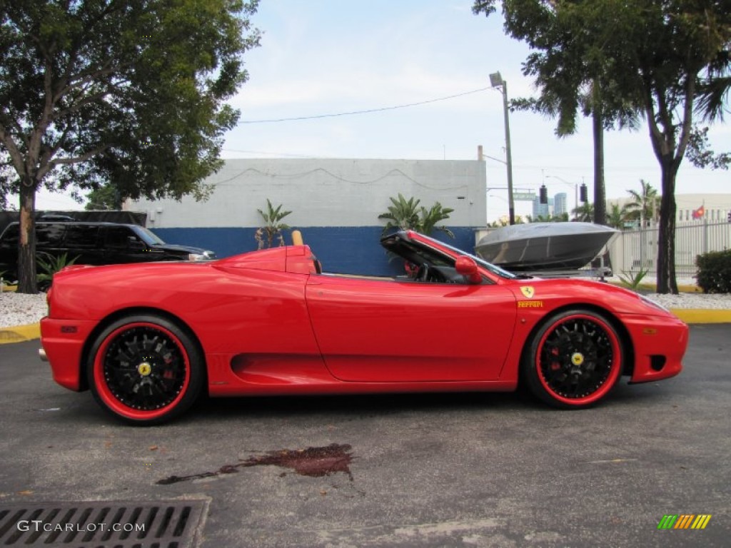 2004 360 Spider F1 - Red / Tan photo #32