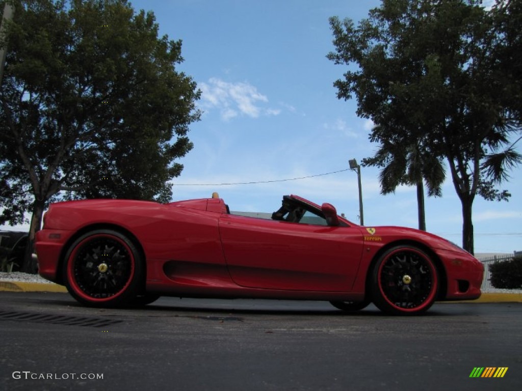 2004 360 Spider F1 - Red / Tan photo #33