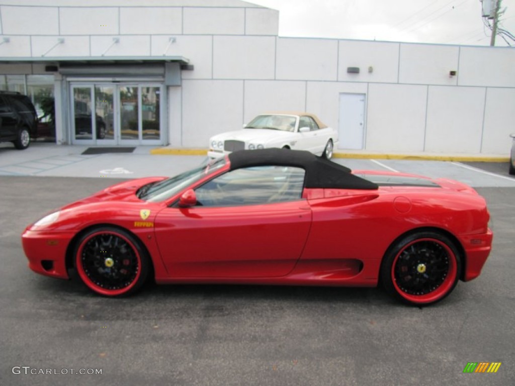 2004 360 Spider F1 - Red / Tan photo #35