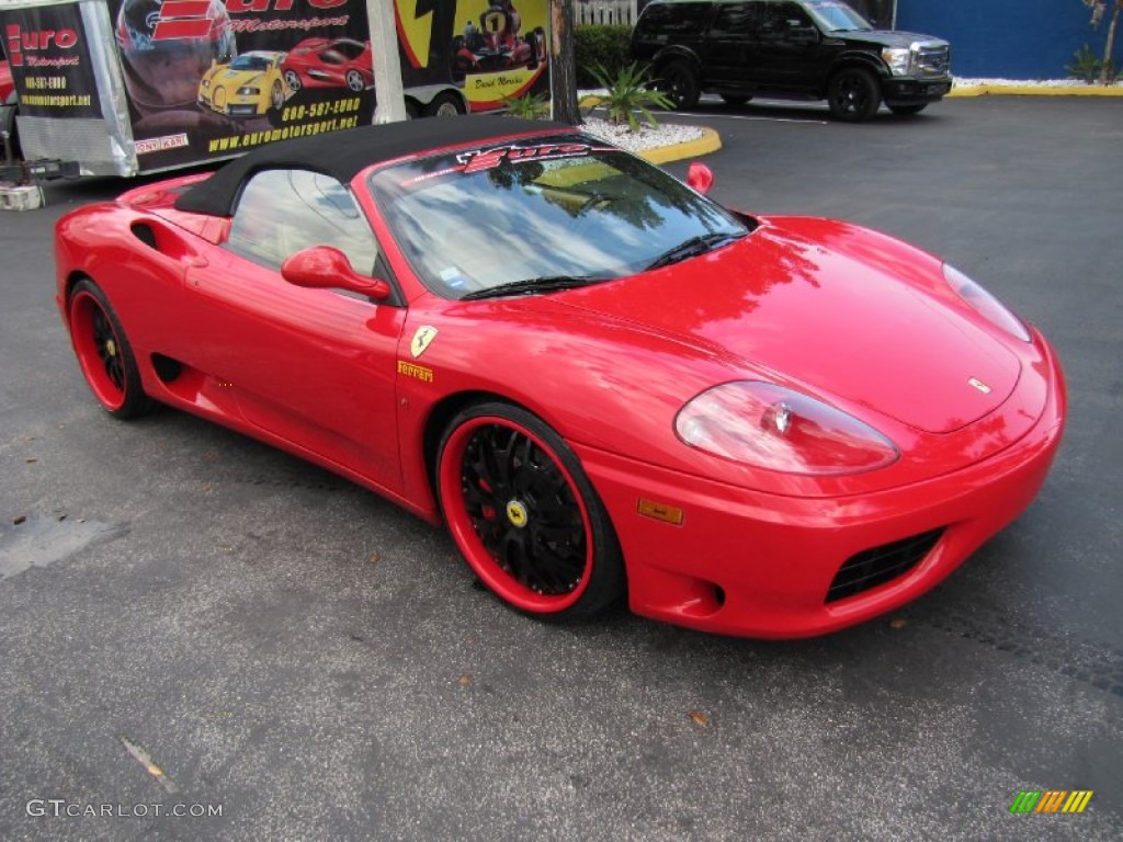 2004 360 Spider F1 - Red / Tan photo #38