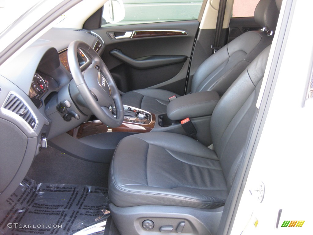 Black Interior 2010 Audi Q5 3.2 quattro Photo #77734044