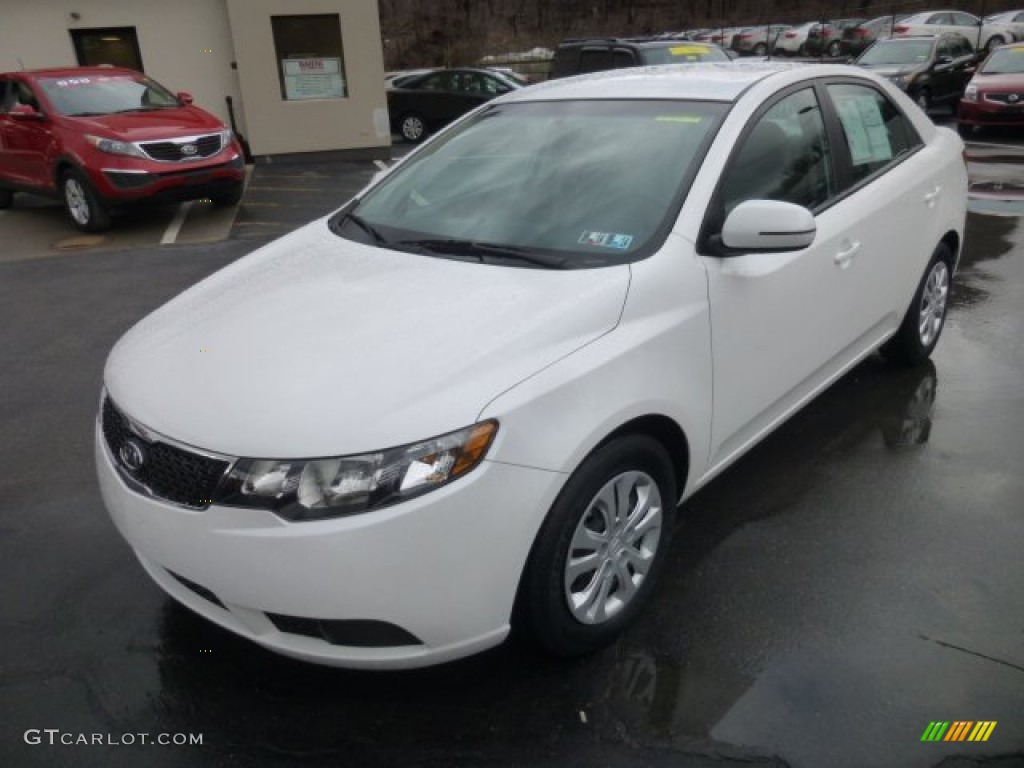 Snow White Pearl 2011 Kia Forte EX Exterior Photo #77734398