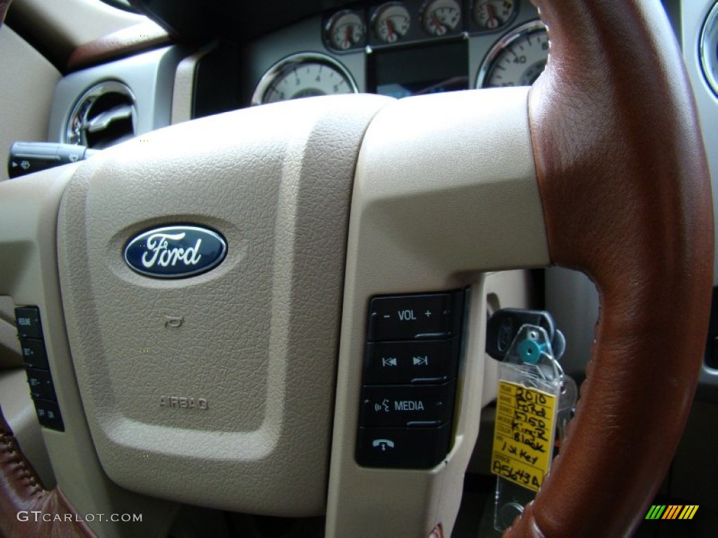 2010 F150 King Ranch SuperCrew 4x4 - Tuxedo Black / Chapparal Leather photo #24