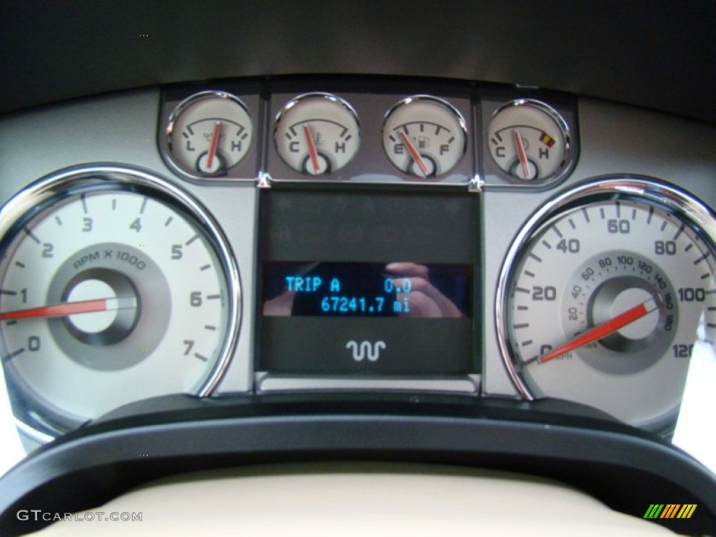 2010 F150 King Ranch SuperCrew 4x4 - Tuxedo Black / Chapparal Leather photo #25