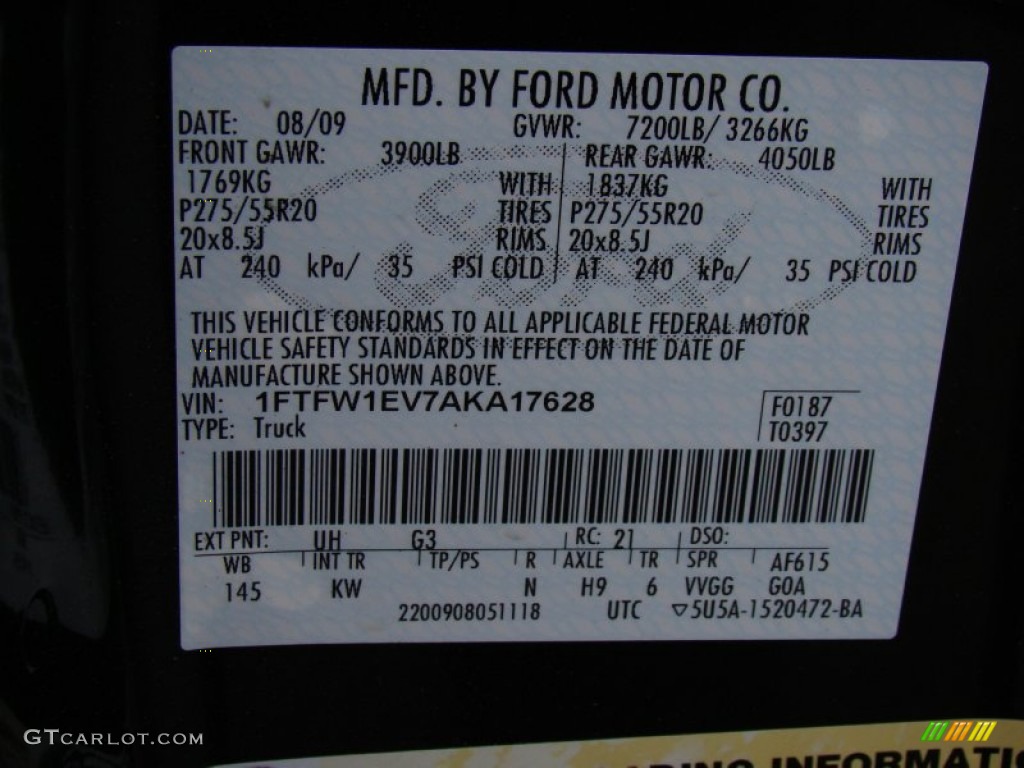 2010 F150 King Ranch SuperCrew 4x4 - Tuxedo Black / Chapparal Leather photo #27