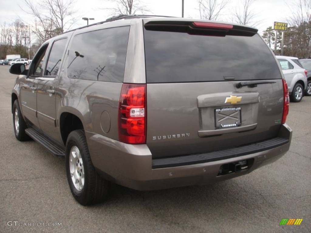 2012 Suburban LT 4x4 - Graystone Metallic / Light Titanium/Dark Titanium photo #6