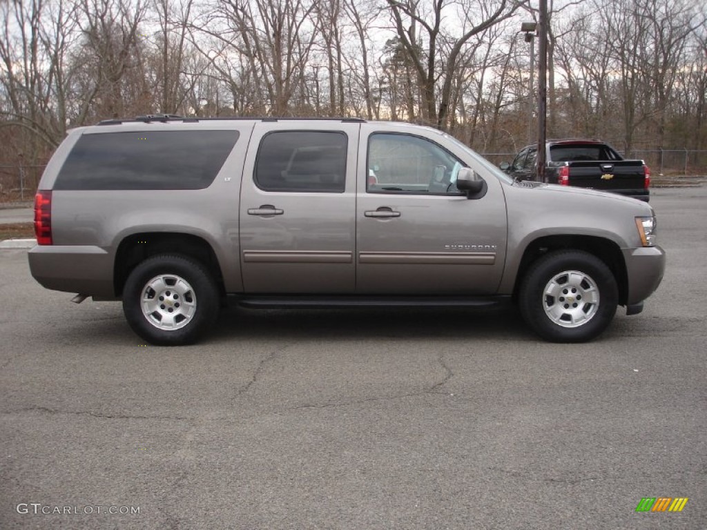 Graystone Metallic 2012 Chevrolet Suburban LT 4x4 Exterior Photo #77735025
