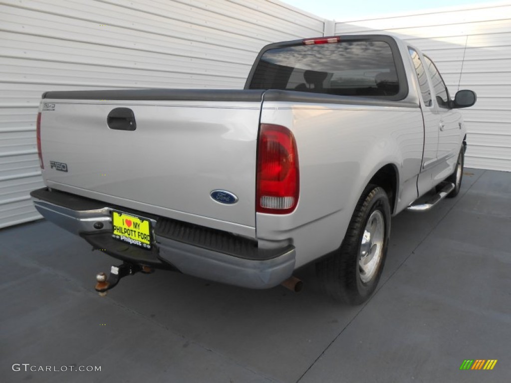 2003 F150 XLT SuperCab - Silver Metallic / Medium Graphite Grey photo #4