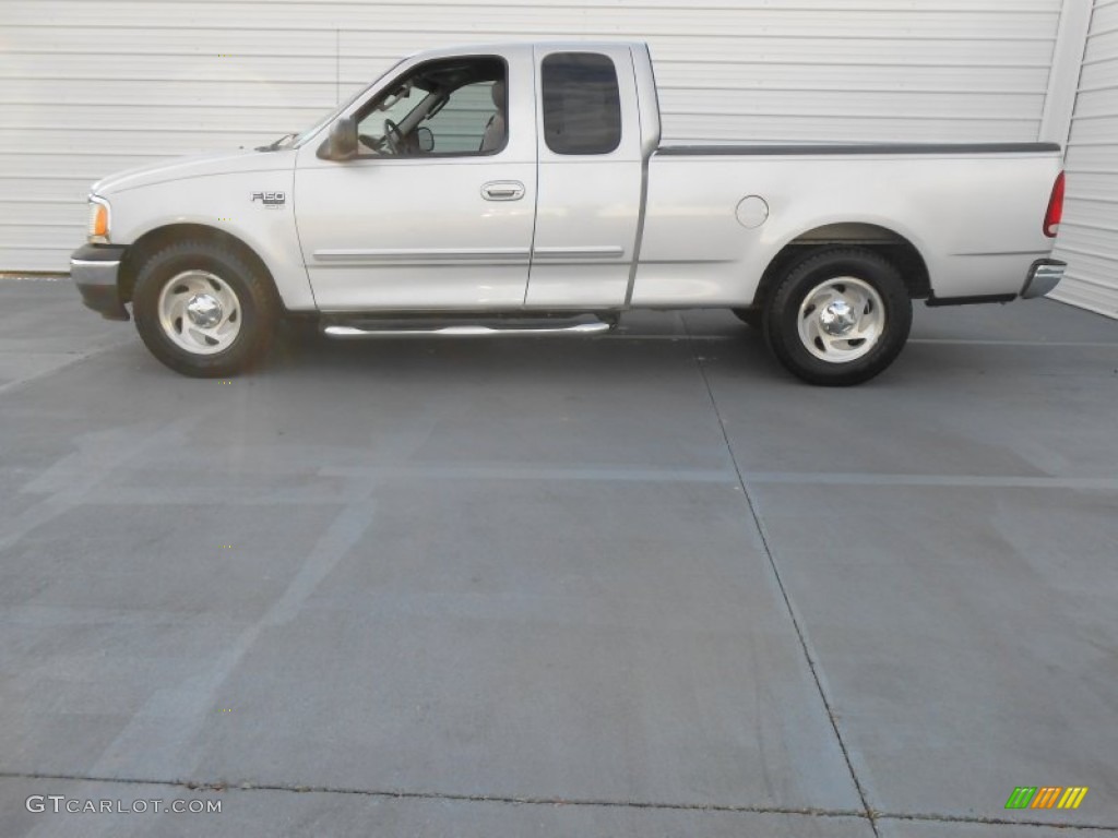 2003 F150 XLT SuperCab - Silver Metallic / Medium Graphite Grey photo #6