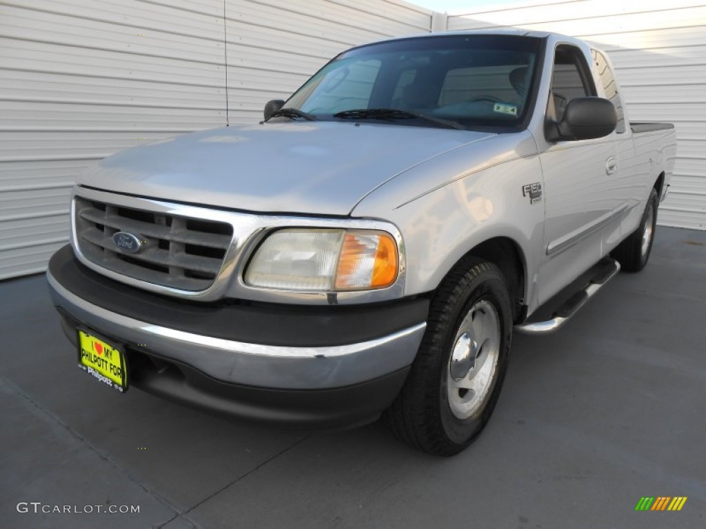 2003 F150 XLT SuperCab - Silver Metallic / Medium Graphite Grey photo #7