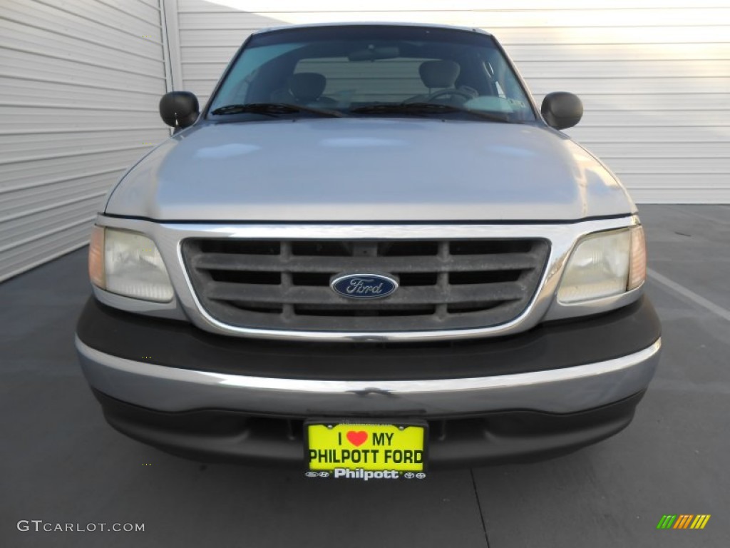 2003 F150 XLT SuperCab - Silver Metallic / Medium Graphite Grey photo #8
