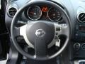 Black 2010 Nissan Rogue S AWD Steering Wheel