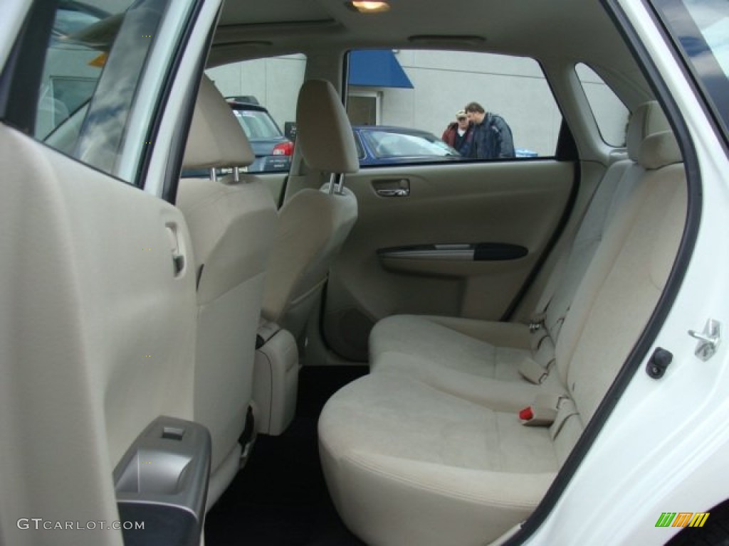 2010 Subaru Impreza 2.5i Premium Sedan Rear Seat Photo #77735739