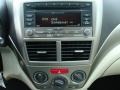 2010 Subaru Impreza Ivory Interior Controls Photo