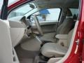 2007 Dodge Caliber Pastel Pebble Beige Interior Front Seat Photo