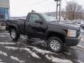 2010 Black Chevrolet Silverado 1500 Regular Cab 4x4  photo #2