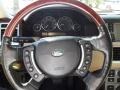 2006 Land Rover Range Rover Sand/Jet Interior Steering Wheel Photo