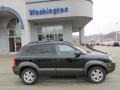 2008 Obsidian Black Hyundai Tucson SE  photo #2