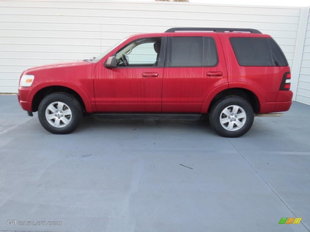 Sangria Red Metallic 2010 Ford Explorer XLT Exterior Photo #77737797