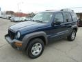 2003 Patriot Blue Pearl Jeep Liberty Sport 4x4  photo #10