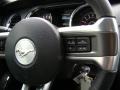 2013 Ford Mustang Charcoal Black/Grabber Blue Accent Interior Controls Photo