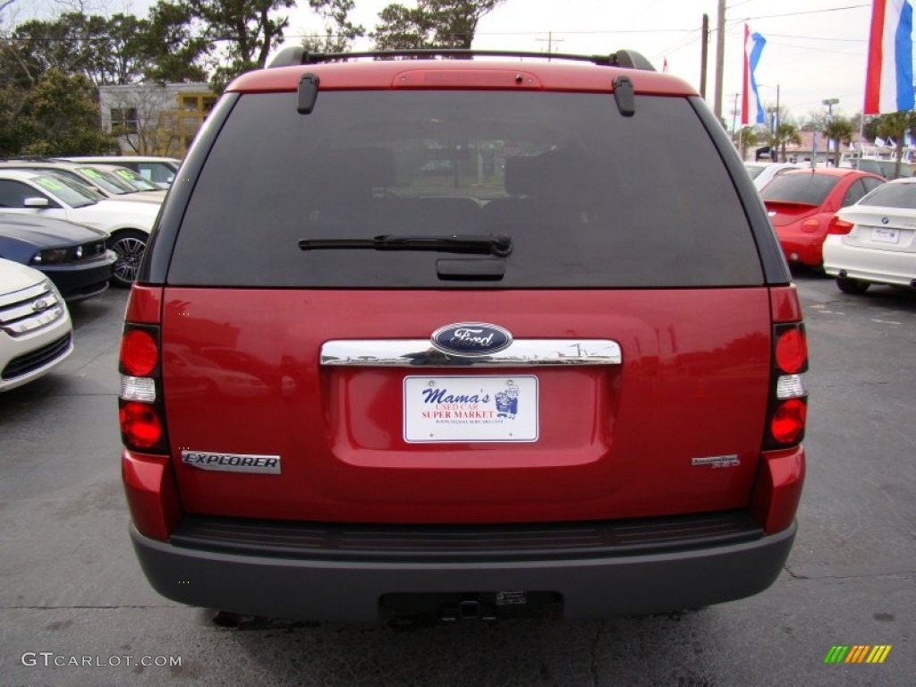 2006 Explorer XLS - Redfire Metallic / Camel photo #7