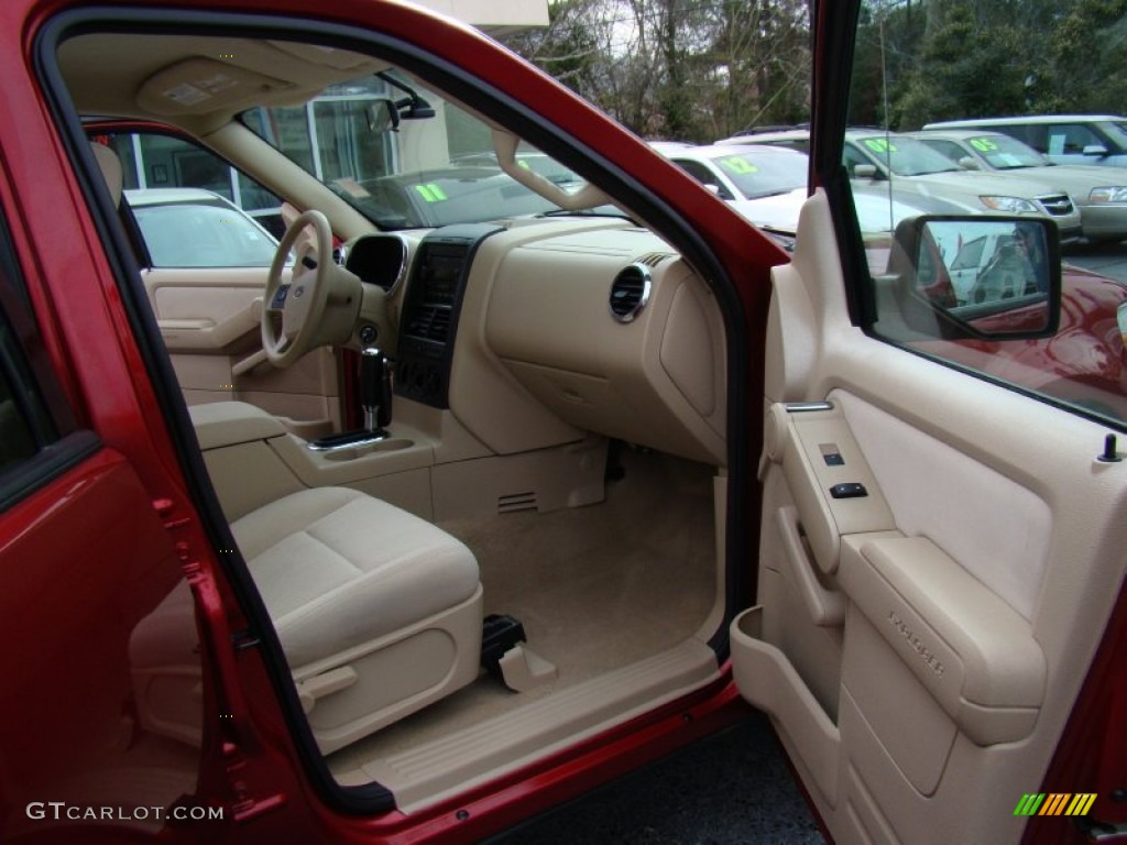 2006 Explorer XLS - Redfire Metallic / Camel photo #13