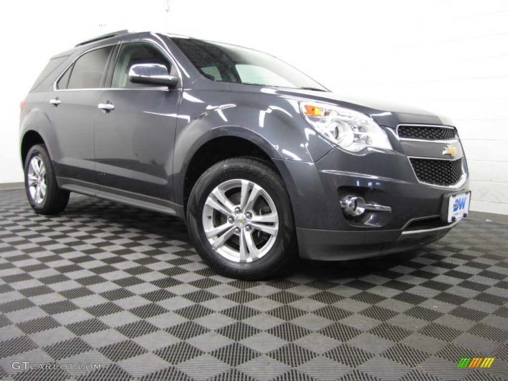 2010 Equinox LTZ AWD - Cyber Gray Metallic / Jet Black photo #1