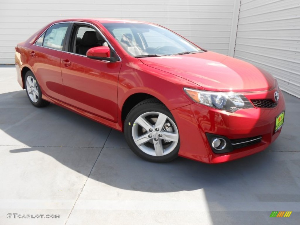 2013 Camry SE - Barcelona Red Metallic / Black photo #1