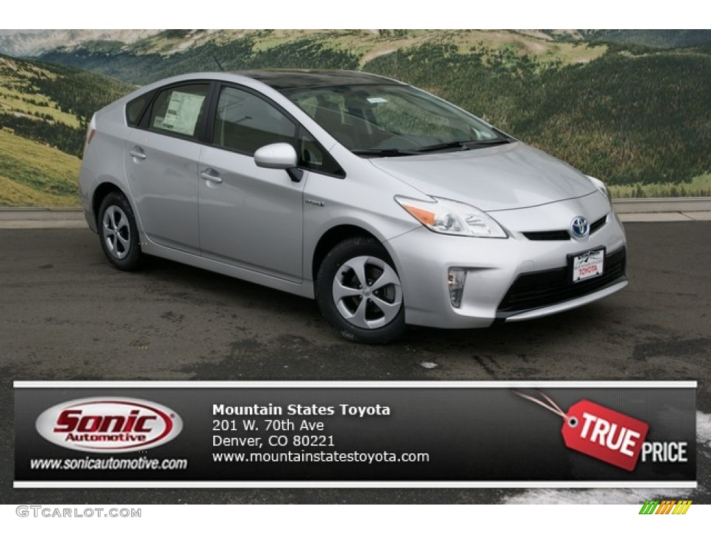 2013 Prius Three Hybrid - Classic Silver Metallic / Misty Gray photo #1