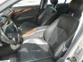 2004 Mercedes-Benz E Black Interior Front Seat Photo