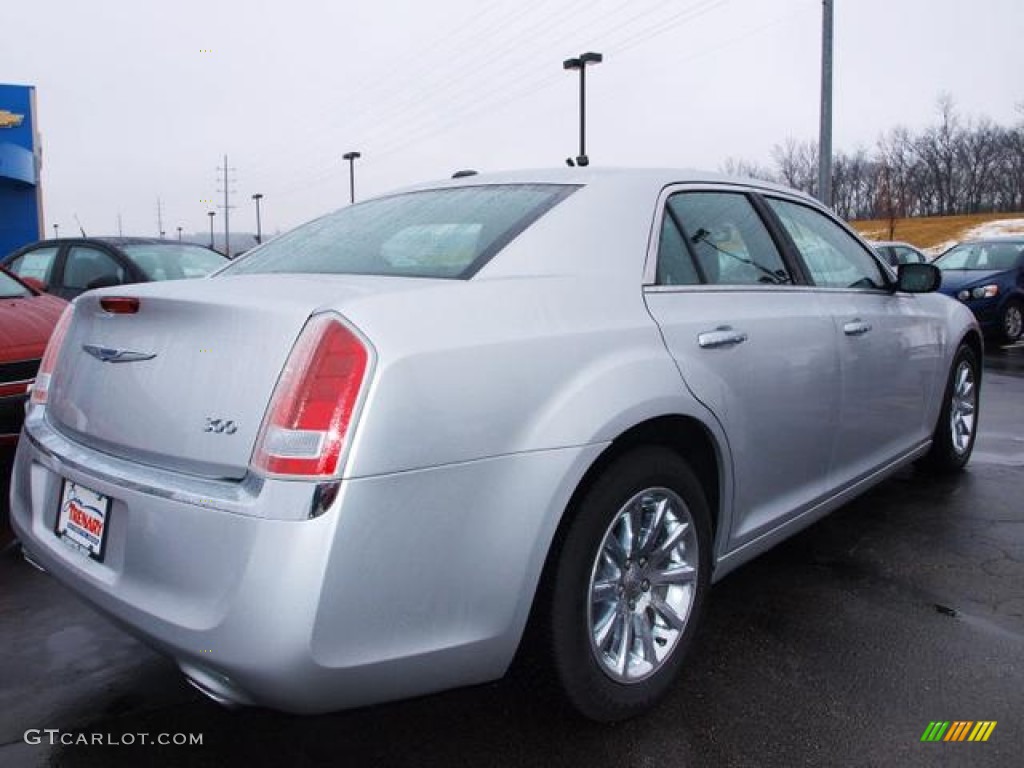 2012 300 Limited - Bright Silver Metallic / Black photo #3