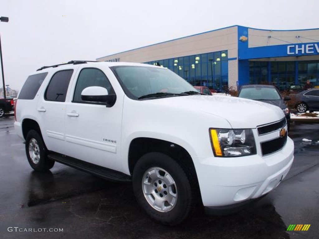 Summit White 2013 Chevrolet Tahoe LT 4x4 Exterior Photo #77740824