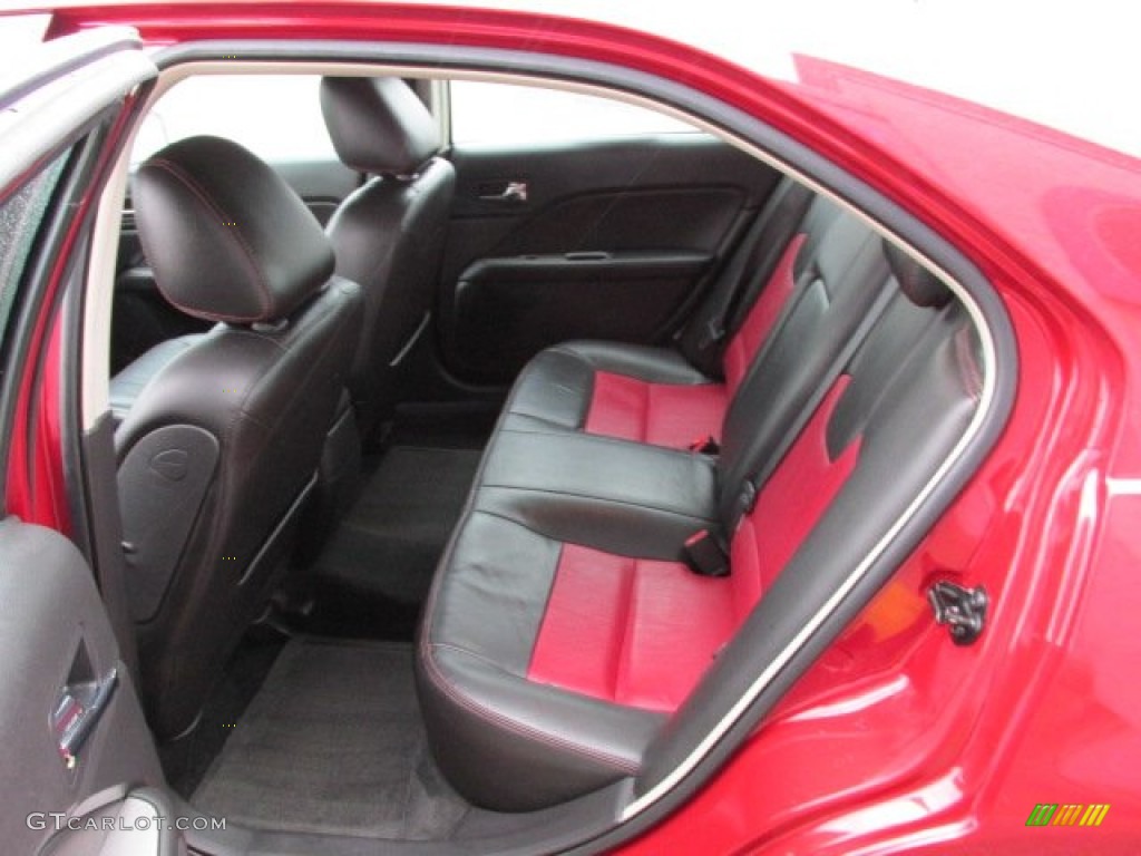 2010 Fusion Sport - Sangria Red Metallic / Charcoal Black/Sport Red photo #18